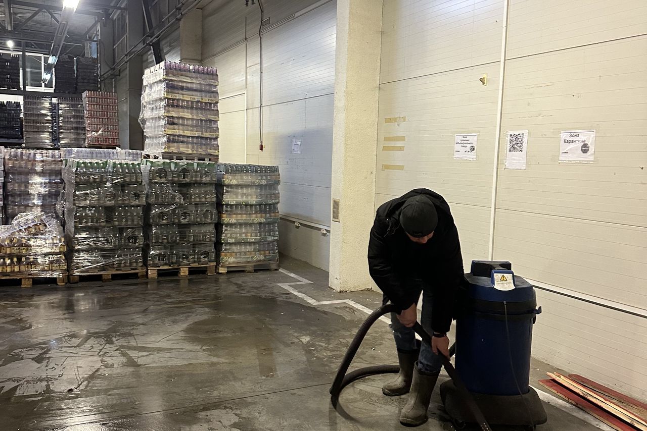 Уборка после затопления в Калининграде